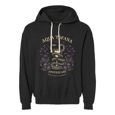 Funny Feminist Aqua Tofana Apothecary Garment-Dyed Fleece Hoodie