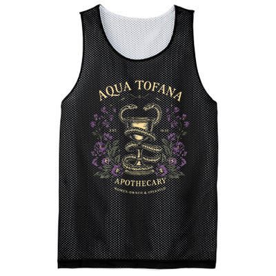 Funny Feminist Aqua Tofana Apothecary Mesh Reversible Basketball Jersey Tank