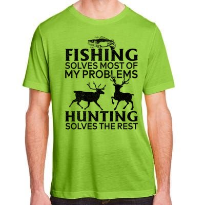 Funny Fishing And Hunting Gift Christmas Humor Hunter Cool Adult ChromaSoft Performance T-Shirt