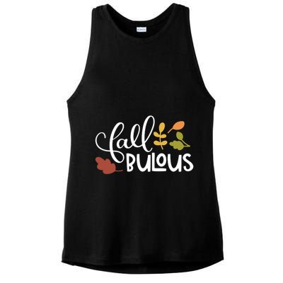 Fall Fabulous Autumn Ladies PosiCharge Tri-Blend Wicking Tank