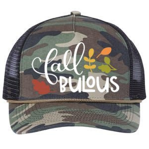 Fall Fabulous Autumn Retro Rope Trucker Hat Cap