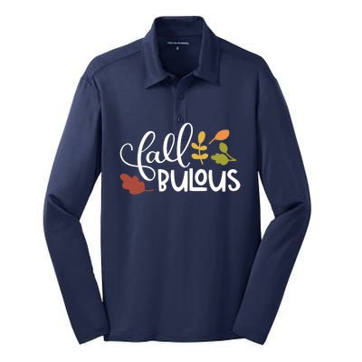 Fall Fabulous Autumn Silk Touch Performance Long Sleeve Polo