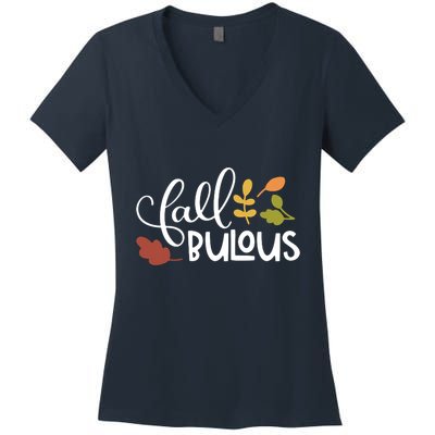 Fall Fabulous Autumn Women's V-Neck T-Shirt