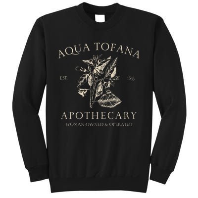 Funny Feminist Aqua Tofana Apothecary Vintage Design Sweatshirt