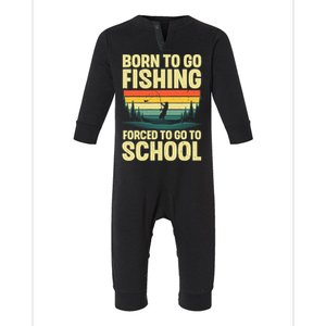 Funny Fishing Art For Men Women Fishing Fish Fisherman Infant Fleece One Piece