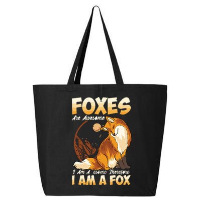 Fox Foxes Are Awesome Cute Fox 25L Jumbo Tote