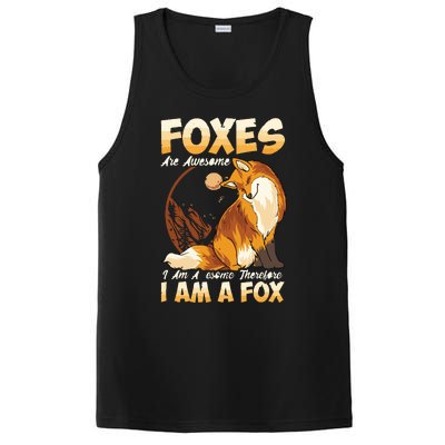 Fox Foxes Are Awesome Cute Fox PosiCharge Competitor Tank