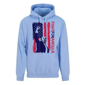 Fight For America Trump 2024 Unisex Surf Hoodie