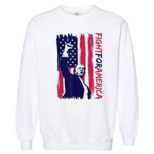 Fight For America Trump 2024 Garment-Dyed Sweatshirt