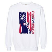 Fight For America Trump 2024 Garment-Dyed Sweatshirt