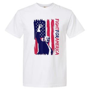 Fight For America Trump 2024 Garment-Dyed Heavyweight T-Shirt