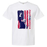 Fight For America Trump 2024 Garment-Dyed Heavyweight T-Shirt