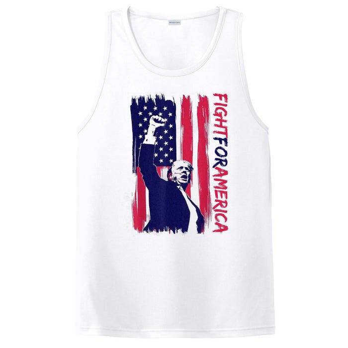 Fight For America Trump 2024 PosiCharge Competitor Tank