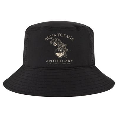 Funny Feminist Aqua Tofana Apothecary Vintage = Cool Comfort Performance Bucket Hat