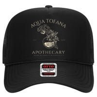 Funny Feminist Aqua Tofana Apothecary Vintage = High Crown Mesh Back Trucker Hat