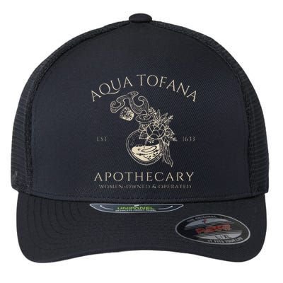 Funny Feminist Aqua Tofana Apothecary Vintage = Flexfit Unipanel Trucker Cap