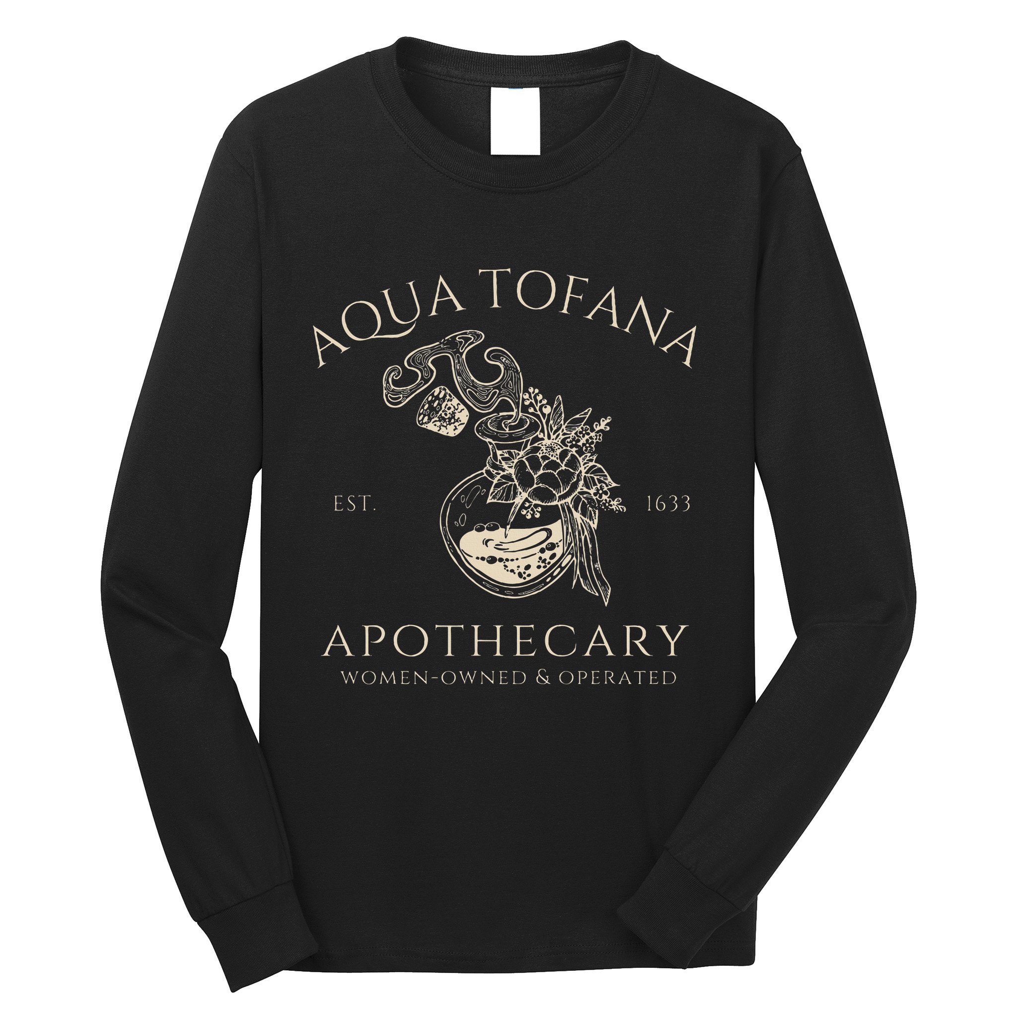 Funny Feminist Aqua Tofana Apothecary Vintage = Long Sleeve Shirt