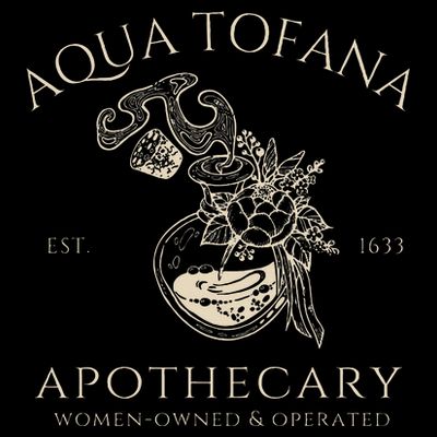 Funny Feminist Aqua Tofana Apothecary Vintage = T-Shirt