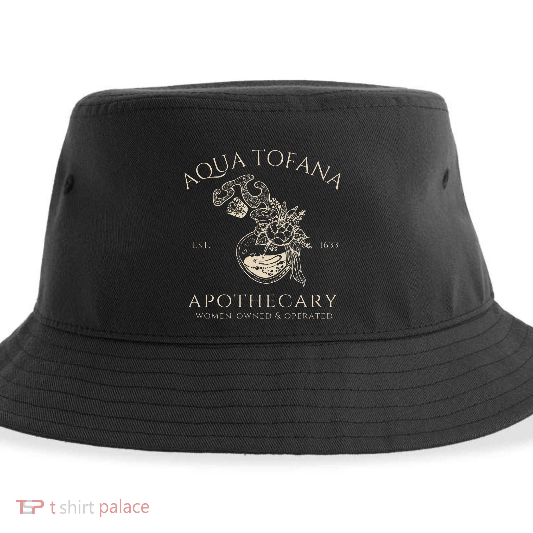 Funny Feminist Aqua Tofana Apothecary Vintage = Sustainable Bucket Hat
