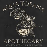 Funny Feminist Aqua Tofana Apothecary Vintage = Beanie