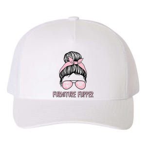 Furniture Flipper Awesome Home Business Flipping Messy Bun Yupoong Adult 5-Panel Trucker Hat