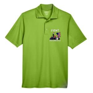 Fight For America Trump 2024 Assassination Attempt Men's Origin Performance Pique Polo