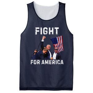 Fight For America Trump 2024 Assassination Attempt Mesh Reversible Basketball Jersey Tank