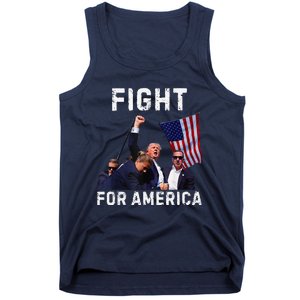 Fight For America Trump 2024 Assassination Attempt Tank Top