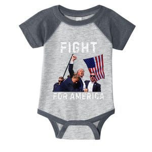 Fight For America Trump 2024 Assassination Attempt Infant Baby Jersey Bodysuit