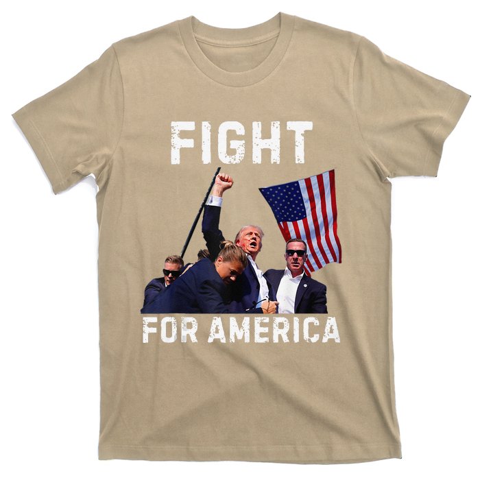 Fight For America Trump 2024 Assassination Attempt T-Shirt