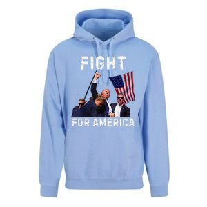 Fight For America Trump 2024 Assassination Attempt Unisex Surf Hoodie