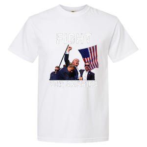 Fight For America Trump 2024 Assassination Attempt Garment-Dyed Heavyweight T-Shirt