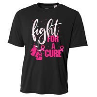 Fight For A Cure Pink Ribbon Breast Cancer Awareness Cooling Performance Crew T-Shirt