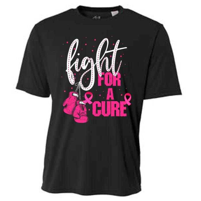 Fight For A Cure Pink Ribbon Breast Cancer Awareness Cooling Performance Crew T-Shirt