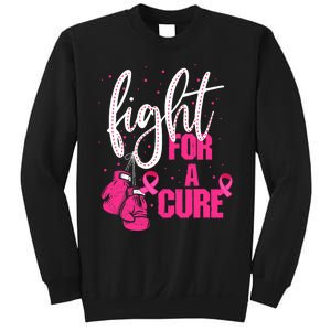 Fight For A Cure Pink Ribbon Breast Cancer Awareness Sweatshirt