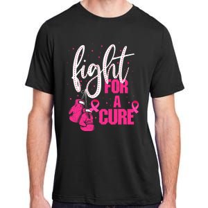 Fight For A Cure Pink Ribbon Breast Cancer Awareness Adult ChromaSoft Performance T-Shirt