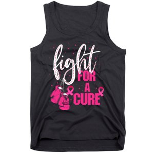 Fight For A Cure Pink Ribbon Breast Cancer Awareness Tank Top