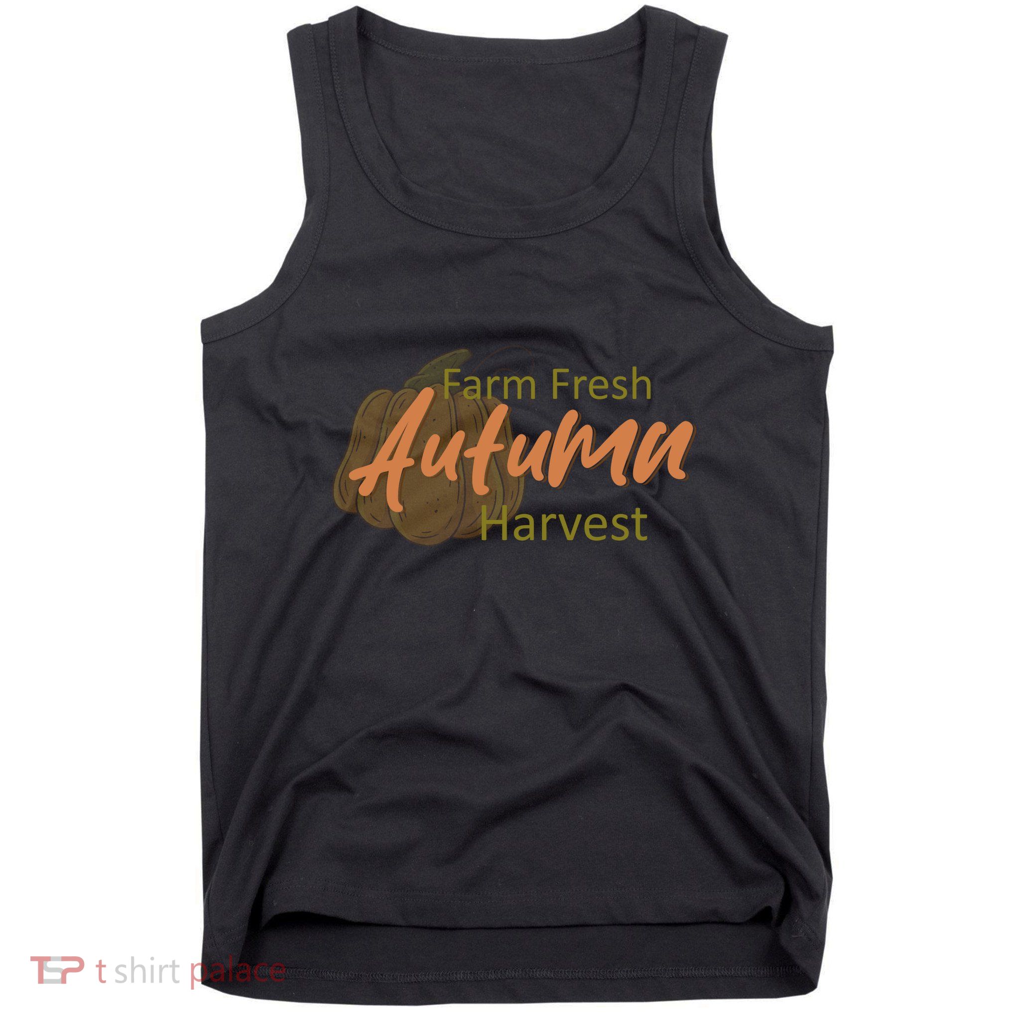 Farm Fresh Autumn Harvest Theme Tank Top