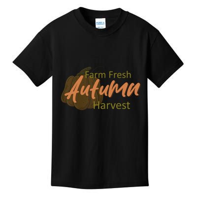 Farm Fresh Autumn Harvest Theme Kids T-Shirt