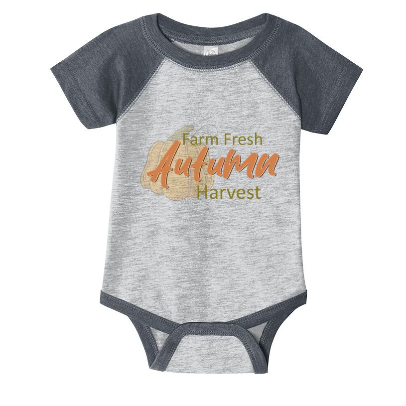 Farm Fresh Autumn Harvest Theme Infant Baby Jersey Bodysuit