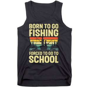 Funny Fishing Art For Fishing Fish Fisherman Tank Top