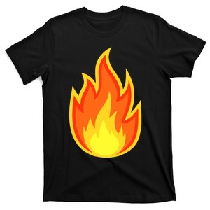 Fire Flame Adult Fire Flame Costume T-Shirt