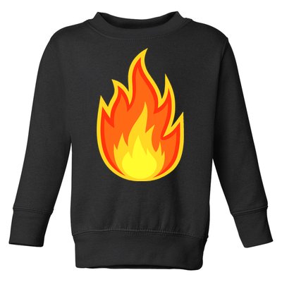 Fire Flame Adult Fire Flame Costume Toddler Sweatshirt