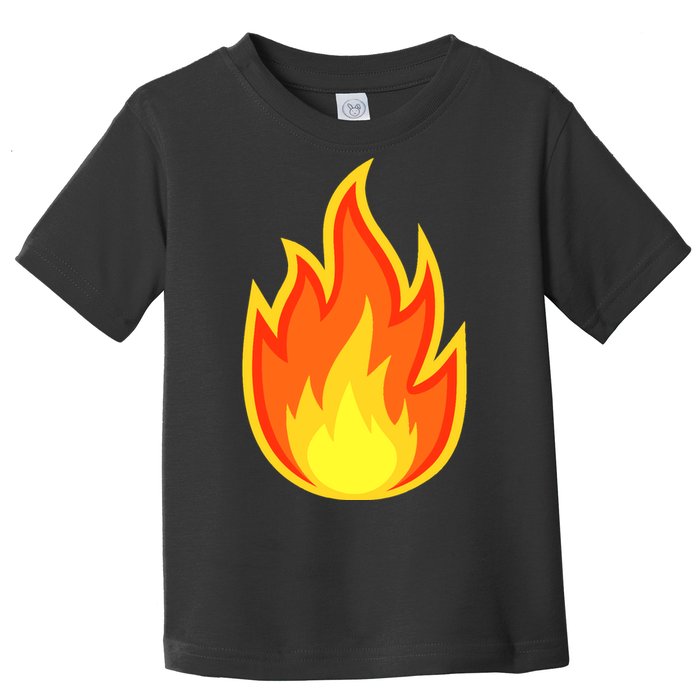 Fire Flame Adult Fire Flame Costume Toddler T-Shirt