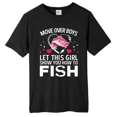 Funny Fishing Art For  Fishing Lover Fisherwoman Tall Fusion ChromaSoft Performance T-Shirt