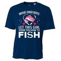 Funny Fishing Art For  Fishing Lover Fisherwoman Cooling Performance Crew T-Shirt