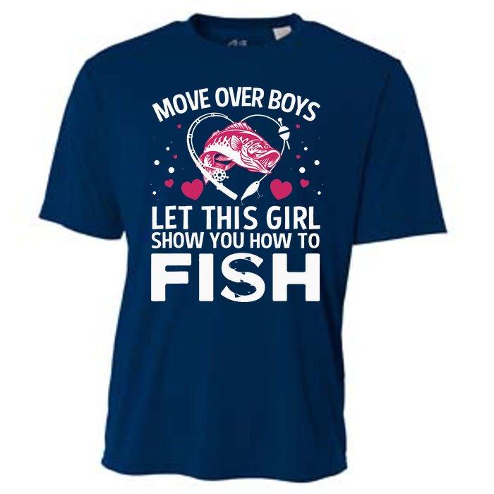 Funny Fishing Art For  Fishing Lover Fisherwoman Cooling Performance Crew T-Shirt