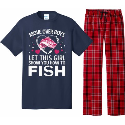 Funny Fishing Art For  Fishing Lover Fisherwoman Pajama Set