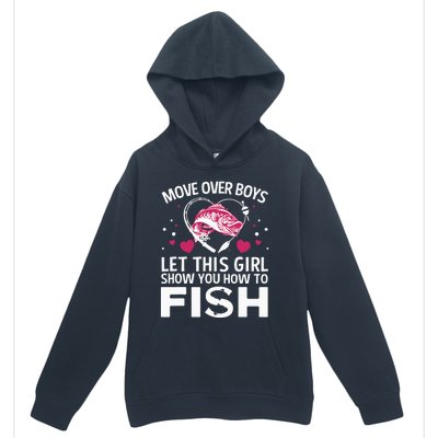 Funny Fishing Art For  Fishing Lover Fisherwoman Urban Pullover Hoodie