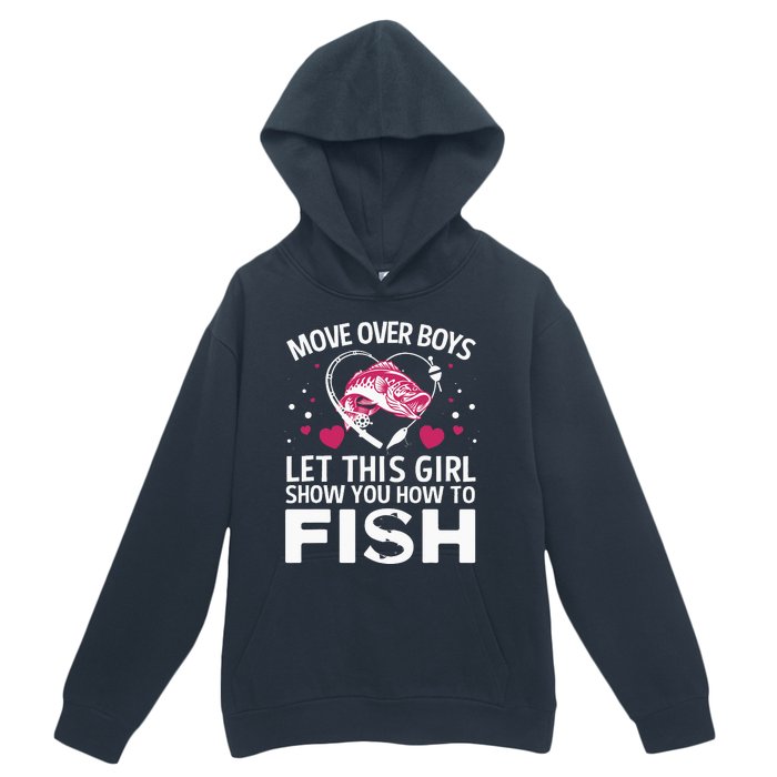 Funny Fishing Art For  Fishing Lover Fisherwoman Urban Pullover Hoodie